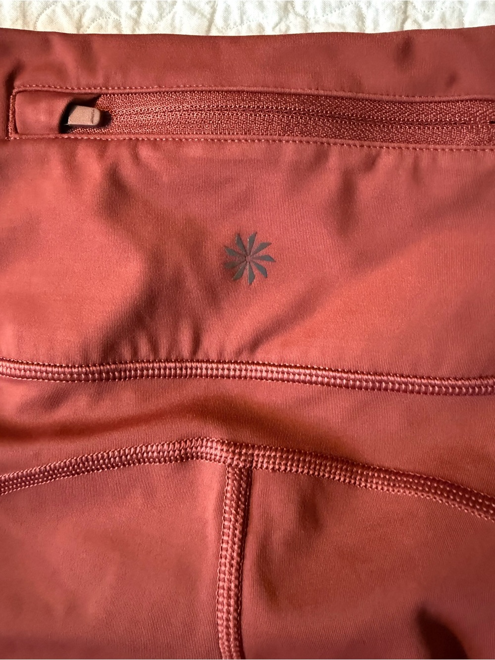 Athleta High-Rise Leggings in Deep Rust - Picture 8 of 8